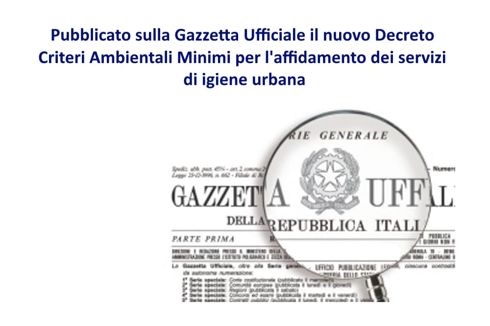 See Image of Decreto Ministero Transizione Ecologica CAM