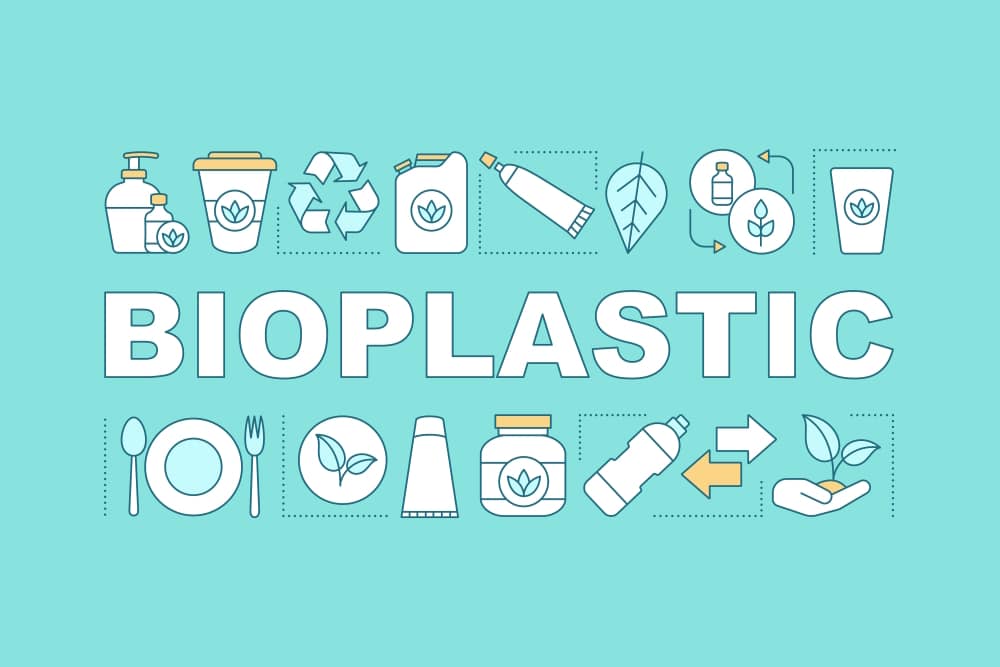 See image of bioplastic