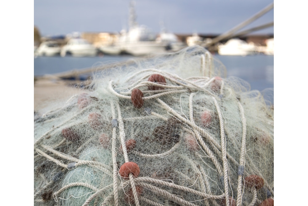 see image of reti da pesca di plastica